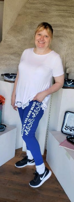 Block Island Blue Leggings