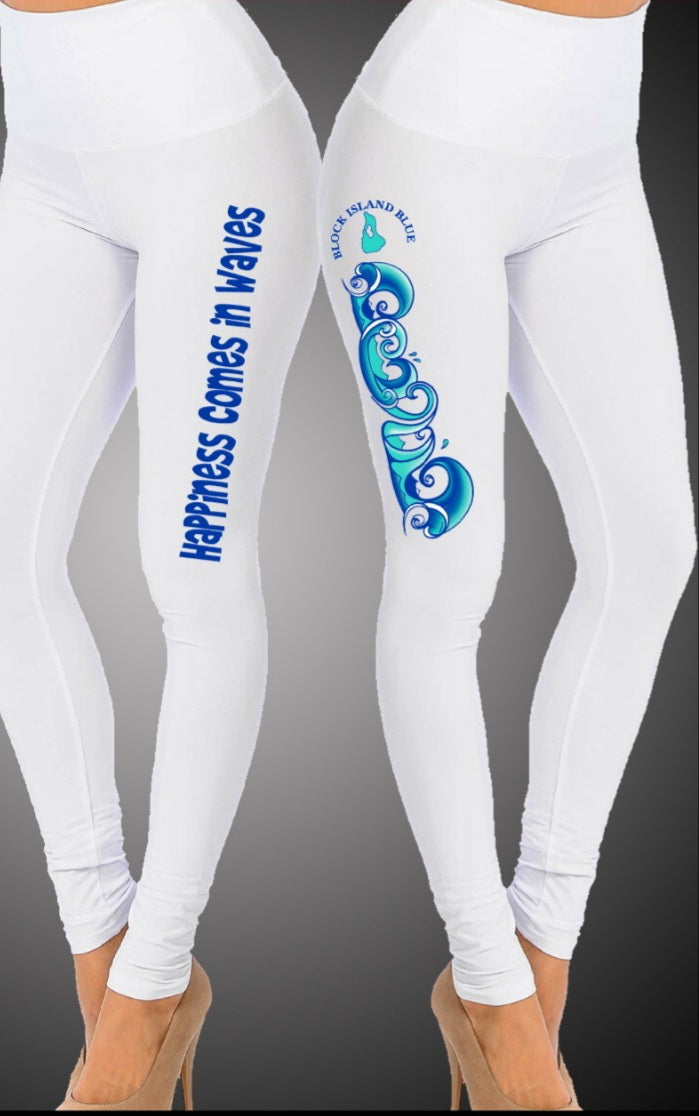 Happiness comes in Waves Leggings