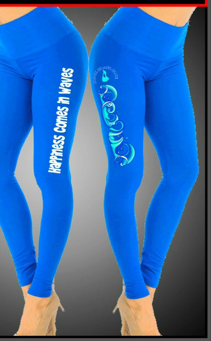 Happiness comes in Waves Leggings